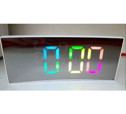 Часы электронные 6507AB (радужные цифры)