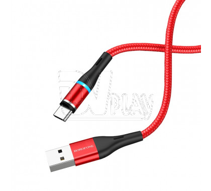Кабель USB A - USB Type-C (1,2 м) Borofone BU16 магнитный