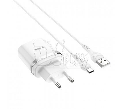 Зарядное устройство USB 3.0A Hoco. C12Q Quick Charge 3.0 + кабель Type-C