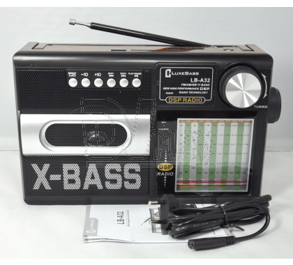 Радиоприемник LUXEBASS A32 (USB\SD\MP3)