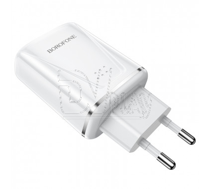 Зарядное устройство 2 USB 3.0A Borofone BA54A Quick Charge 3.0