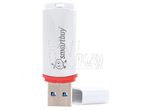 USB 2.0 Flash 16Gb Smart Buy Crown белая