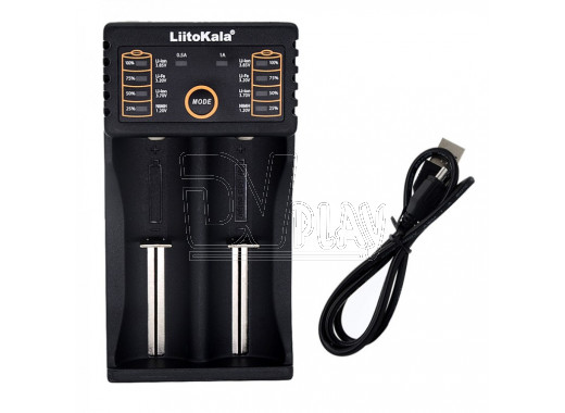 ЗУ для 2-х аккумуляторов LiitoKala Lii-202 с уровнем заряда