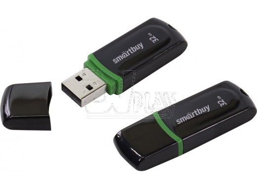 USB 2.0 Flash 32Gb Smart Buy Paean черная