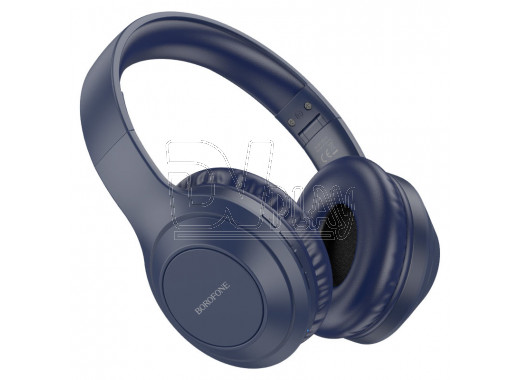 Гарнитура полноразмерная Borofone BO20 (Bluetooth 5.3, AUX) синий