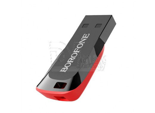 USB 2.0 Flash 16Gb BOROFONE BUD2 Generous черно-красная