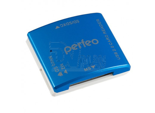 CARD READER USB Perfeo PF-VI-R010 синий