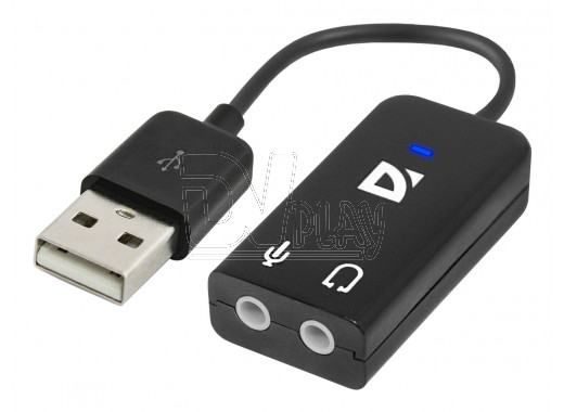 Переходник со встроенной звуковой картой Defender USB - 2x3,5Jack