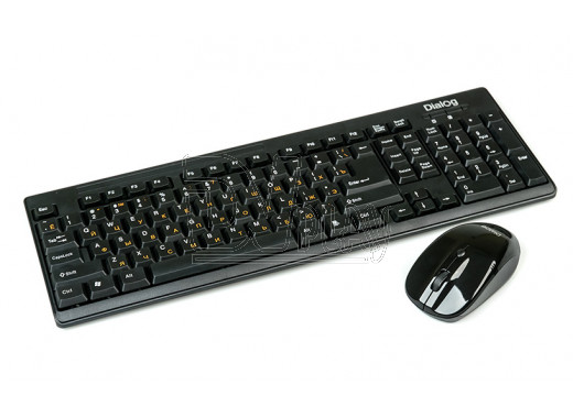 Dialog Pointer KMROP-4010U клавиатура + мышь черные