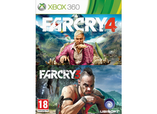 Far Cry 3 + Far Cry 4 (русская версия) (XBOX 360)