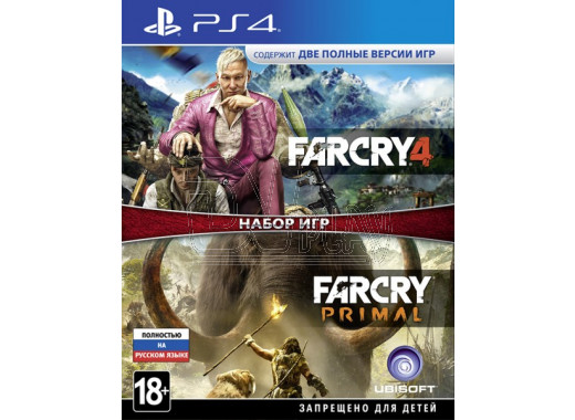 Far Cry 4 + Far Cry Primal (русская версия) (PS4)