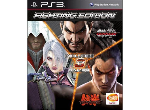 Fighting Edition (Tekken 6 + Soul Calibur 5 + Tekken Tag Tournament 2) (русские субтитры) (PS3)
