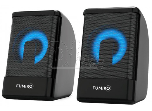 Fumiko Focus акустика 2.0 черная с подсветкой