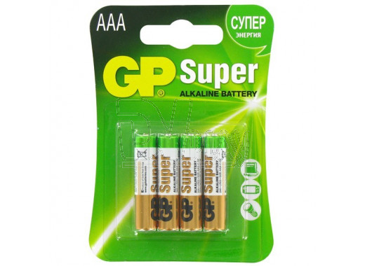 GP Super LR03 BL4 упаковка 4шт