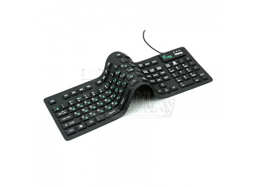 Клавиатура Dialog Flex KFX-05U гибкая черная