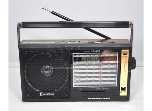 Радиоприемник LUXEBASS A30 (USB\SD\MP3)