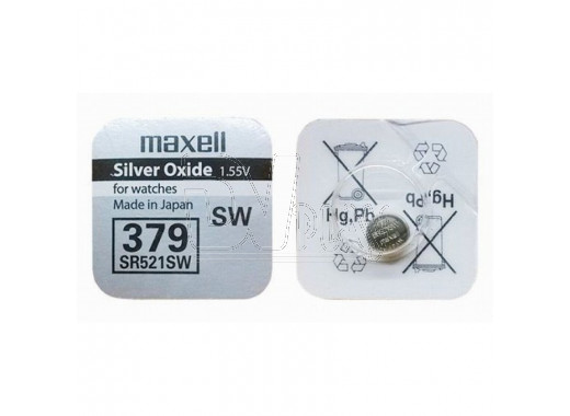 Maxell SR521 (379, G0) упаковка 10 шт