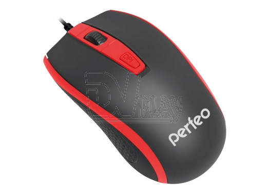Мышь Perfeo Profil черно-красная