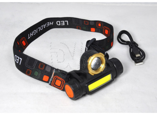 Налобный фонарь аккумуляторный HT-772 LED + COB