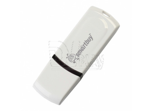 USB 2.0 Flash 8Gb Smart Buy Paean белая