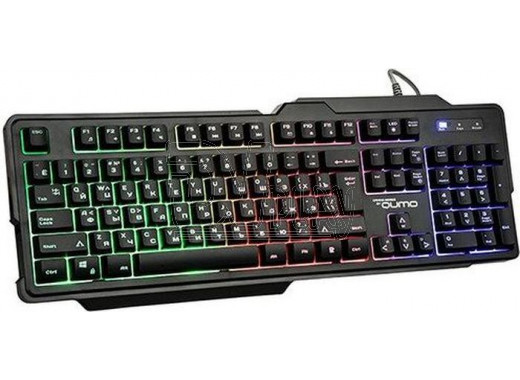 Клавиатура игровая Qumo Cobra K30 черная с подсветкой