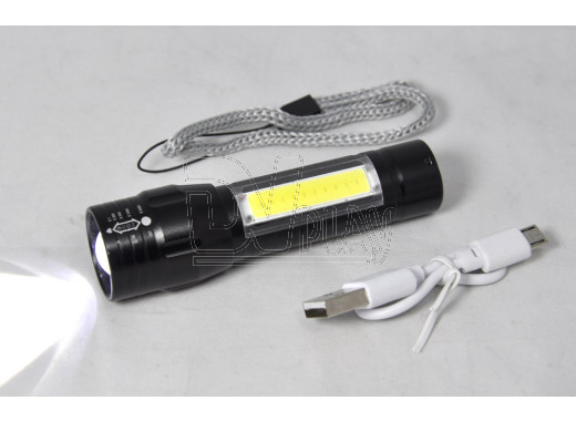 Ручной фонарь аккумуляторный Y-1-U5 microUSB + СОВ