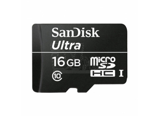 microSDHC 16Gb Sandisk Class 10 Ultra без адаптера