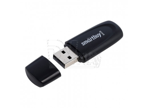 USB 2.0 Flash 64Gb Smart Buy Scout черная