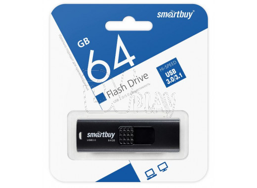 USB 3.0 Flash 64Gb Smart Buy Fashion черная