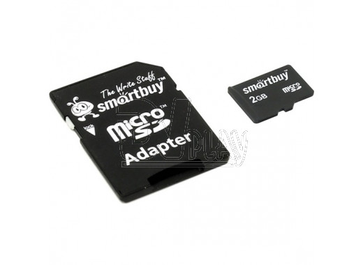 microSD 2Gb Smart Buy с адаптером