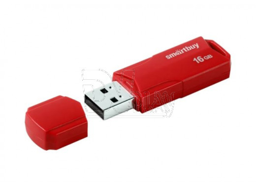 USB Flash 16Gb Smart Buy Clue красная