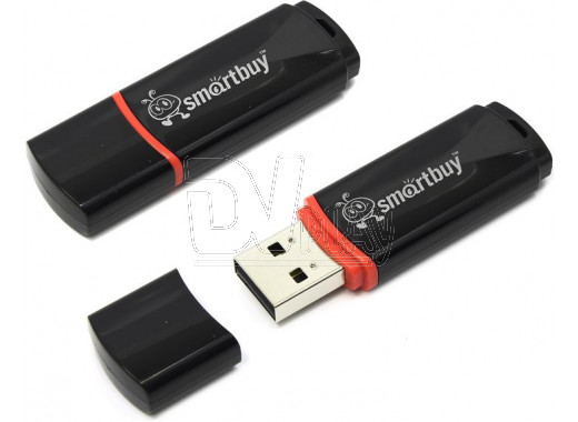 USB 2.0 Flash 4Gb Smart Buy Crown черная