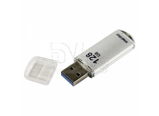 USB 3.0 Flash 128Gb Smart Buy V-Cut серебристая
