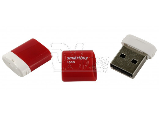 USB 2.0 Flash 16Gb Smart Buy LARA красная
