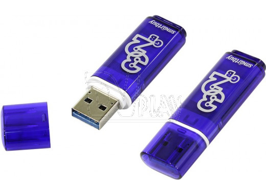 USB 3.0 Flash 32Gb Smart Buy Glossy темно-синяя