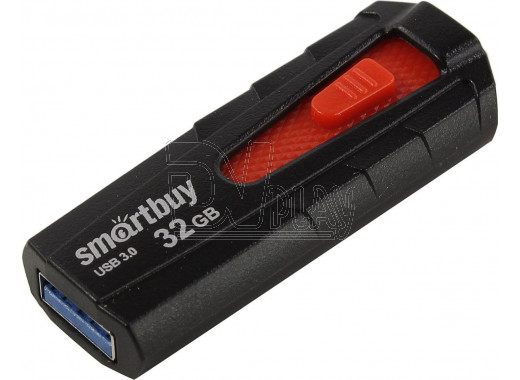 USB 3.0 Flash 32Gb Smart Buy Iron черный/красный