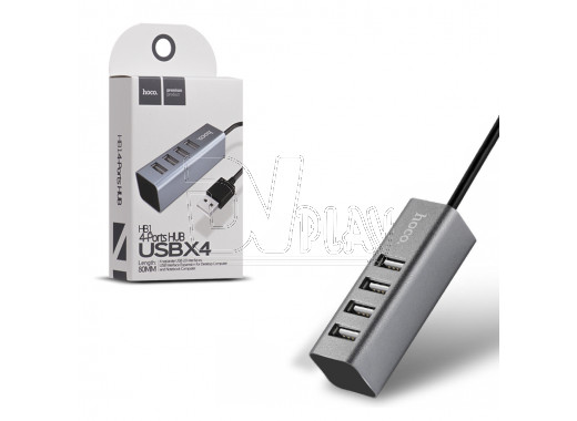 USB HUB Hoco. HB1 4 порта (0.8 м)