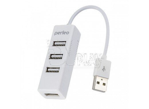 USB HUB Perfeo PF-HYD-6010H 4 порта белый