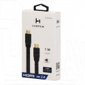 Кабель HDMI - HDMI v2.0 1 м Harper, плоский