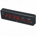 VST 805-S-1 часы настенные с термометром с красными цифрами