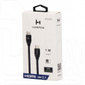 Кабель HDMI - HDMI v2.1 1 м Harper