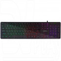 Клавиатура игровая Perfeo Bright черная с подсветкой