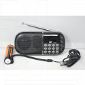 Радиоприемник Aibo UN-09 (Дисплей\USB\ microSD\MP3\АКБ18650)