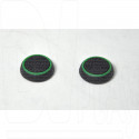 Силиконовые насадки черно-зеленые на геймпад PlayStation 4