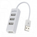 USB HUB Perfeo PF-HYD-6010H 4 порта белый