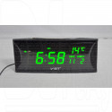 VST 719W-4 часы настольные с ярко-зелеными цифрами