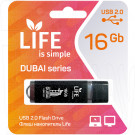 USB Flash 16Gb Life Dubai черная