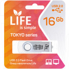 USB Flash 16Gb Life Tokyo белая