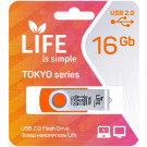 USB Flash 16Gb Life Tokyo оранжевая