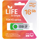 USB Flash 16Gb Life Tokyo зеленая